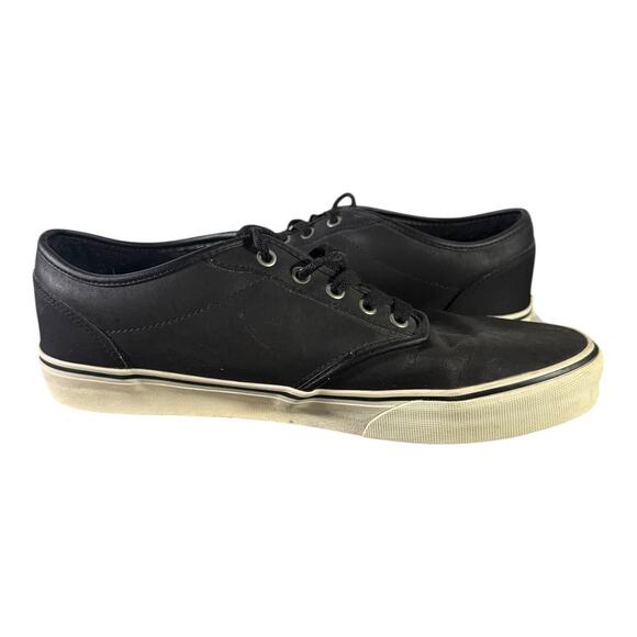Vans Ultracush Black Leather Laceup Men's Size 12 VN500714 Skater - Picture 7 of 8